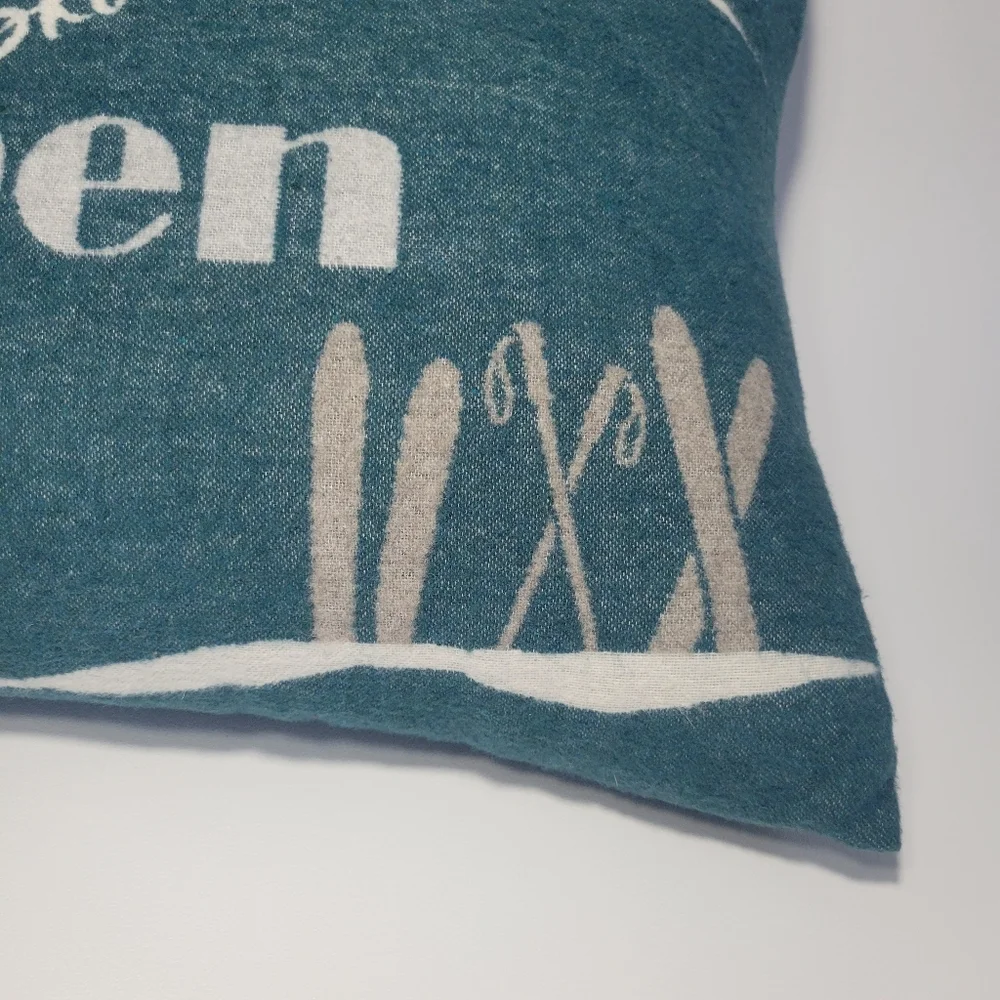 David Fussengger Aspen Ski Decorative Pillow The Alpine Chalet